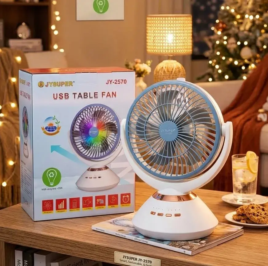 JYSUPER JY-2570 Rechargeable Fan